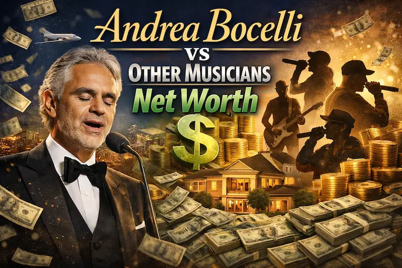 Andrea Bocelli vs Other Musicians Net Worth