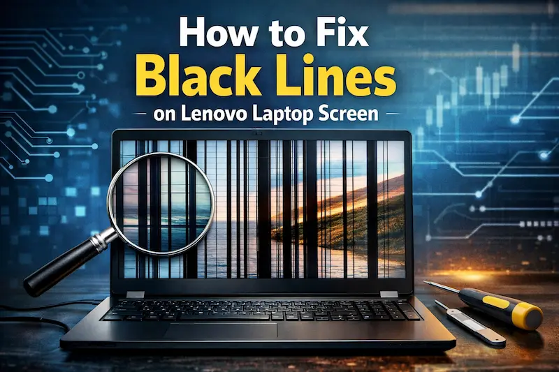 How to Fix Black Lines on Lenovo Laptop Screen
