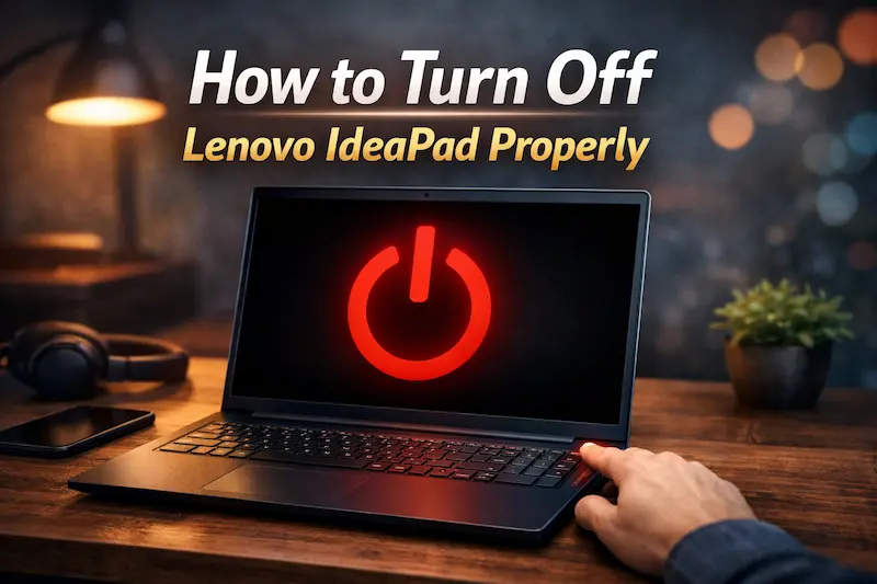 How to Turn Off Lenovo IdeaPad Properly
