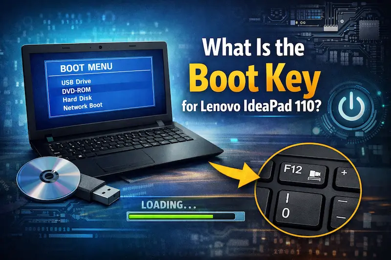What Is the Boot Key for Lenovo IdeaPad 110?