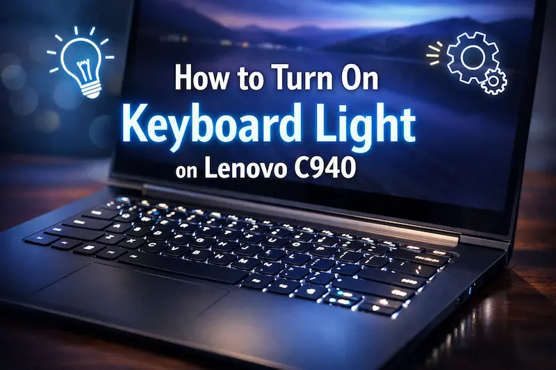 How to Turn On Keyboard Light on Lenovo C940