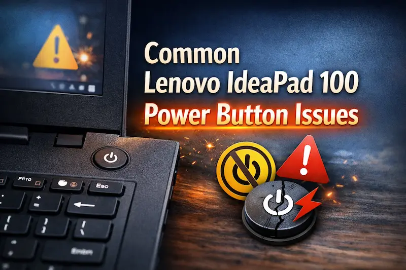 Common Lenovo IdeaPad 100 Power Button Issues