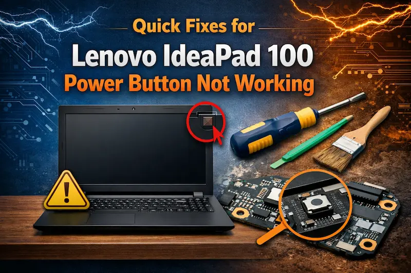 Quick Fixes for Lenovo IdeaPad 100 Power Button Not Working