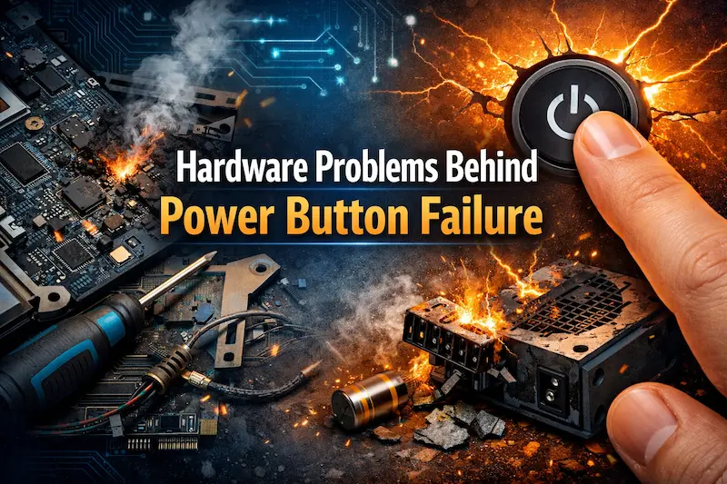 Hardware Problems Behind Power Button Failure