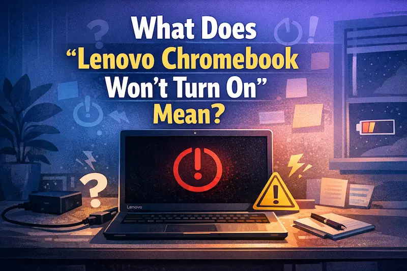 What Does “Lenovo Chromebook Won’t Turn On” Mean?