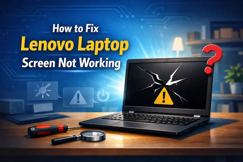 How to Fix Lenovo Laptop Screen Not Working