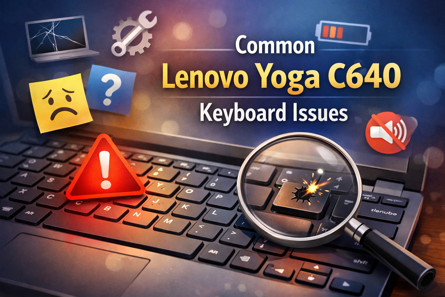 Common Lenovo Yoga C640 Keyboard Issues