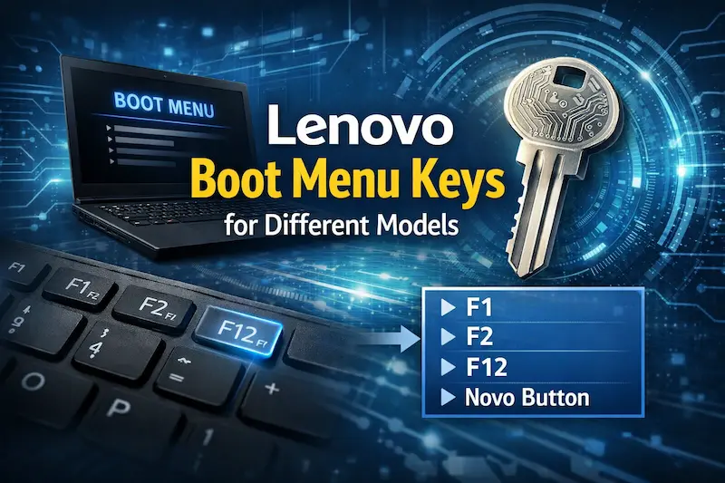 Lenovo Boot Menu Keys for Different Models