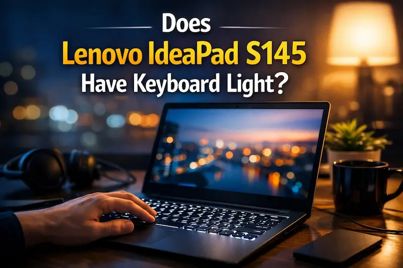 Does Lenovo IdeaPad S145 Have Keyboard Light?