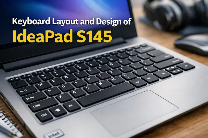 Keyboard Layout and Design of IdeaPad S145