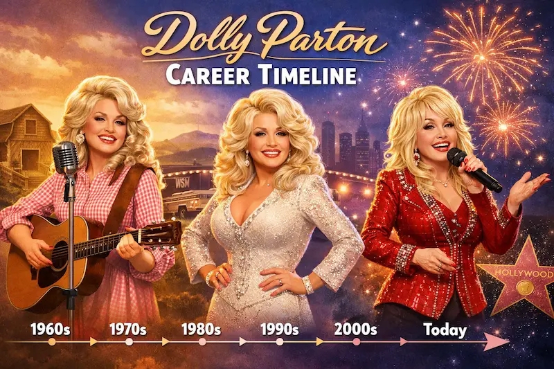 Dolly Parton Career Timeline