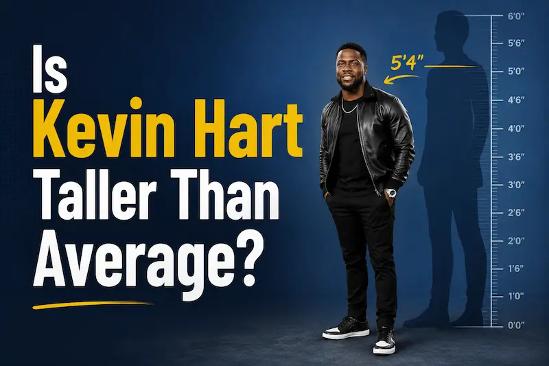 Is Kevin Hart Taller Than Average?