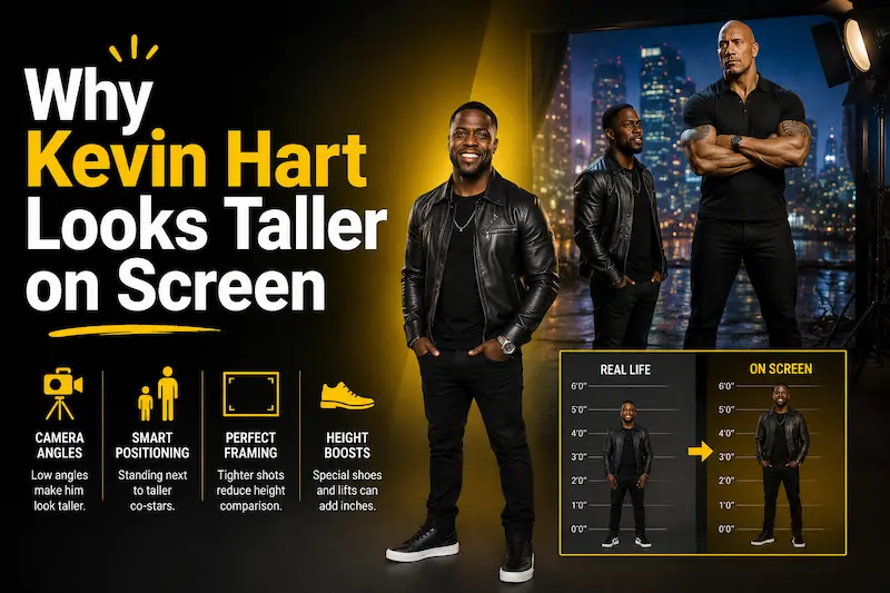 Why Kevin Hart Looks Taller on Screen