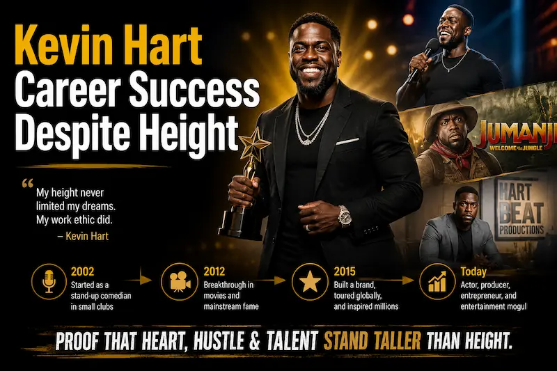 Kevin Hart Career Success Despite Height