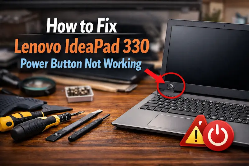 How to Fix Lenovo IdeaPad 330 Power Button Not Working