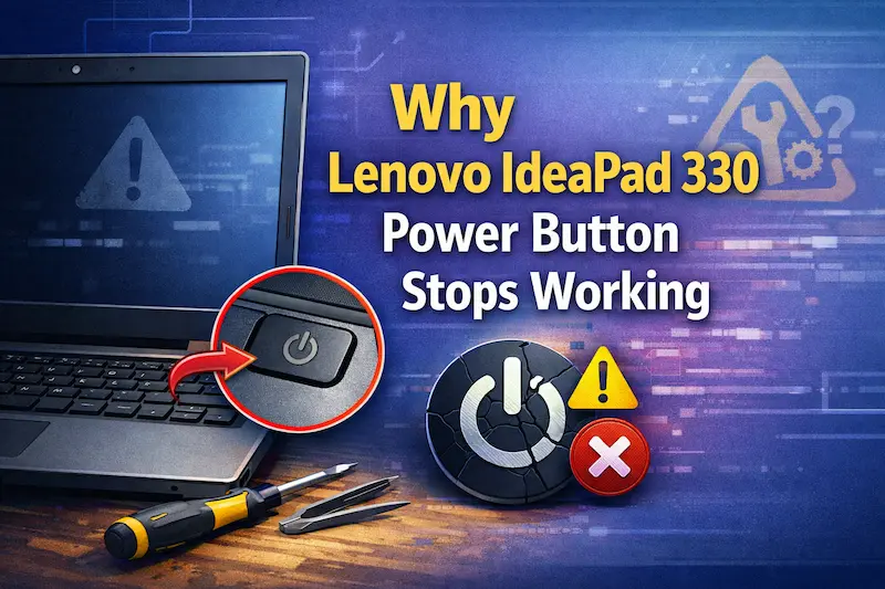 Why Lenovo IdeaPad 330 Power Button Stops Working