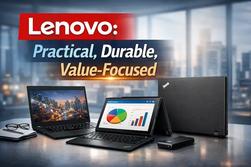 Lenovo: Practical, Durable, Value-Focused