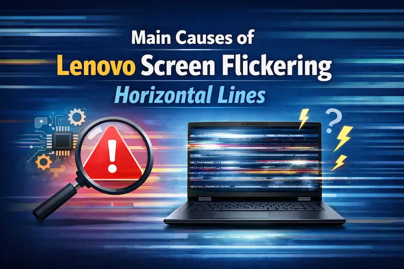 Main Causes of Lenovo Screen Flickering Horizontal Lines