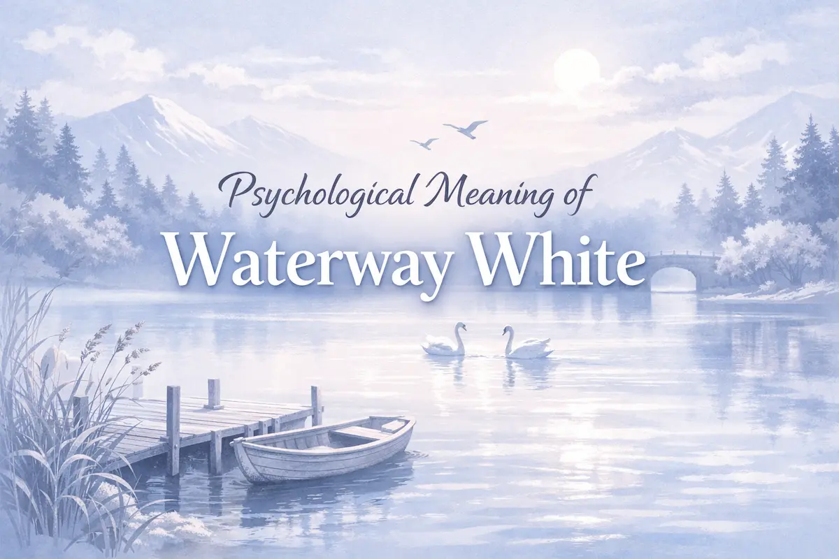 Psychological Meaning of Waterway White