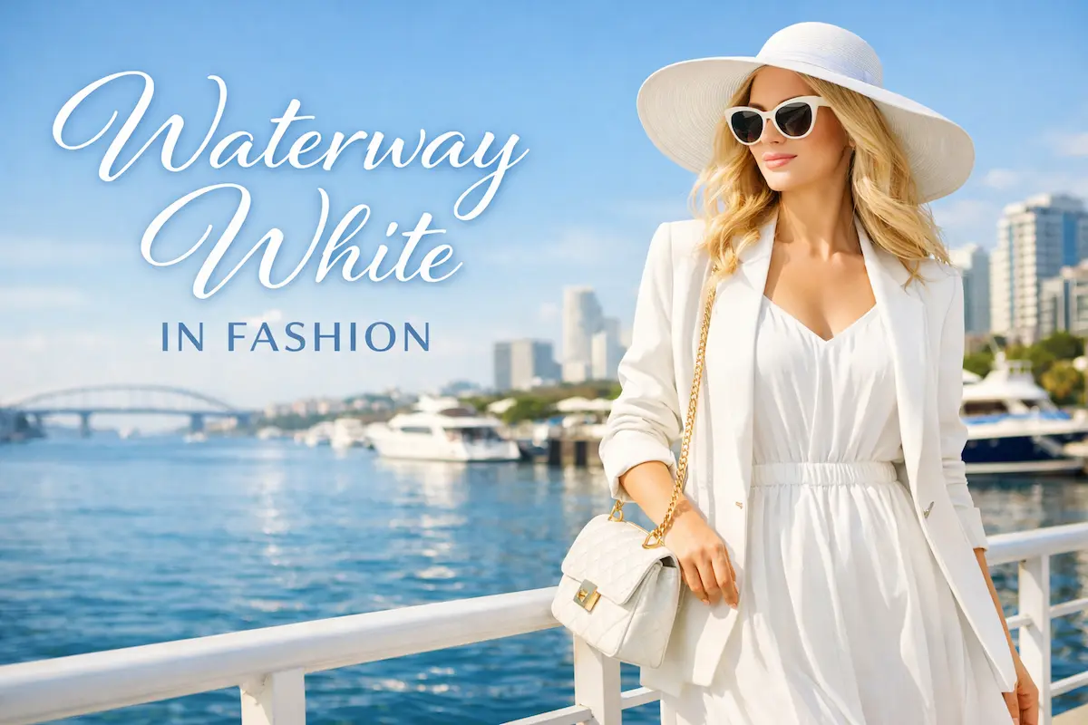 Waterway White in Fashion