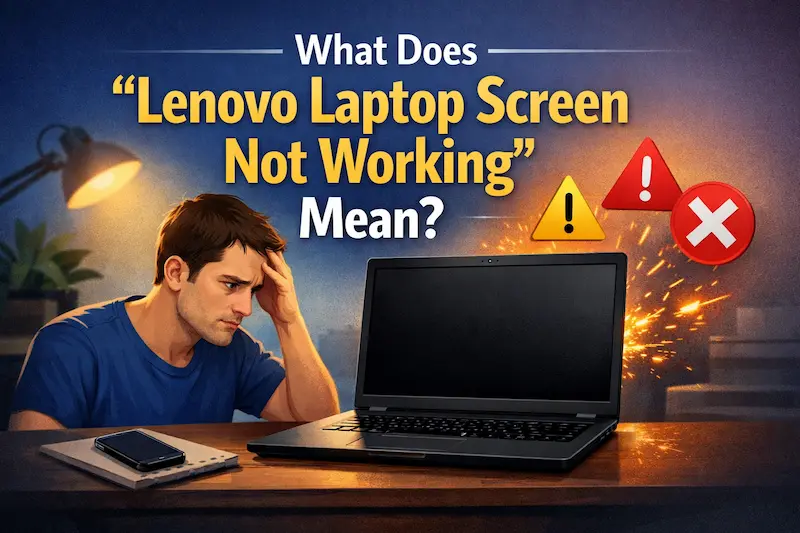 What Does “Lenovo Laptop Screen Not Working” Mean?
