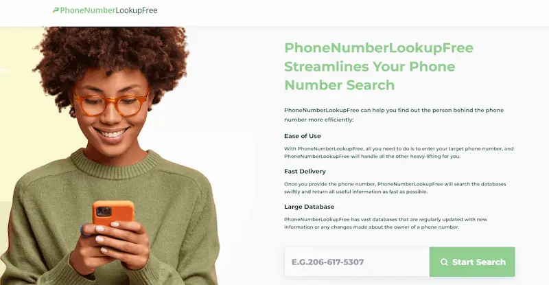 PhoneNumberLookupFree Review Identify an Unknown Caller by the Reverse Phone Lookup