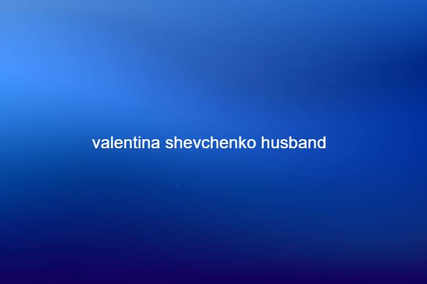 valentina shevchenko husband