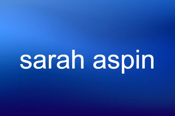 sarah aspin