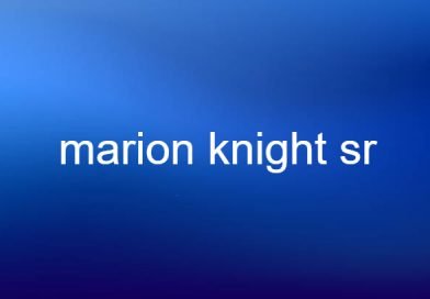 marion knight sr