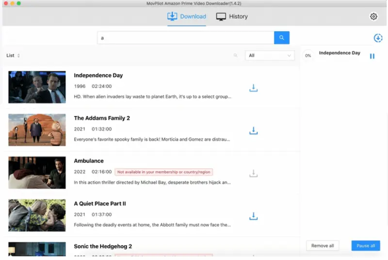 MovPilot Amazon Prime Video Downloader