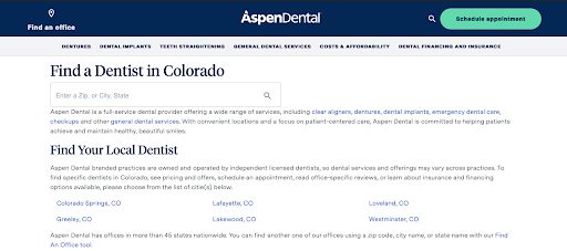 Лучшие клиники по протезированию зубов с опорой на имплантаты в Денвере, Колорадо