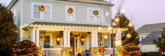 Decorating for the Holidays When Your Front Yard Is Mostly Trees
