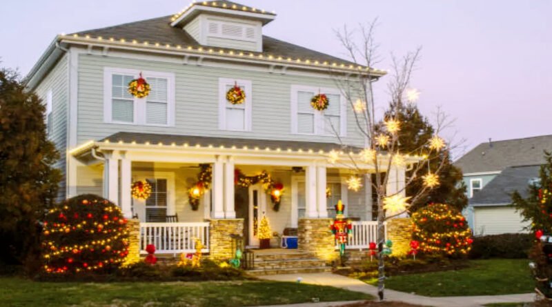 Decorating for the Holidays When Your Front Yard Is Mostly Trees